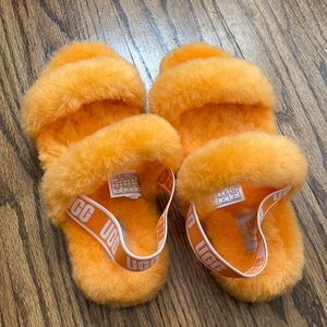 Ugg orange slippers